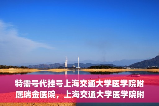 特需号代挂号上海交通大学医学院附属瑞金医院，上海交通大学医学院附属瑞金医院特需号代挂号服务解析