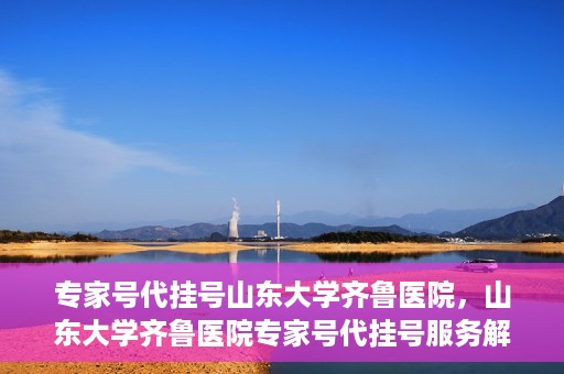 专家号代挂号山东大学齐鲁医院，山东大学齐鲁医院专家号代挂号服务解析
