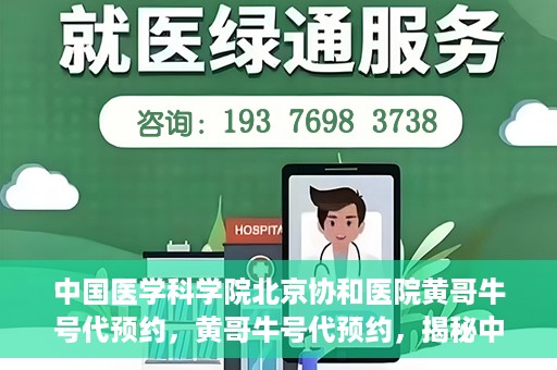 中国医学科学院北京协和医院黄哥牛号代预约，黄哥牛号代预约，揭秘中国医学科学院北京协和医院挂号秘籍