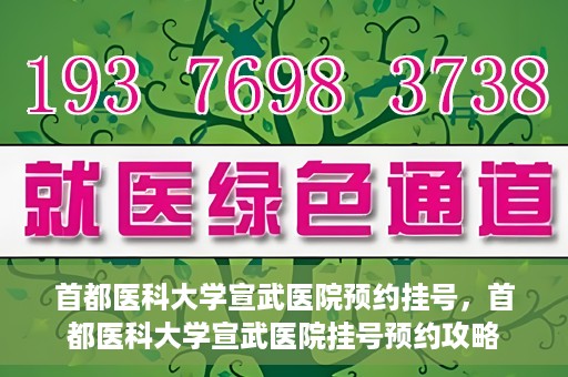 首都医科大学宣武医院预约挂号，首都医科大学宣武医院挂号预约攻略