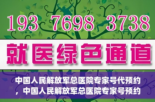 中国人民解放军总医院专家号代预约，中国人民解放军总医院专家号预约服务解析