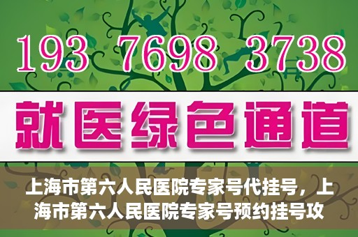上海市第六人民医院专家号代挂号，上海市第六人民医院专家号预约挂号攻略