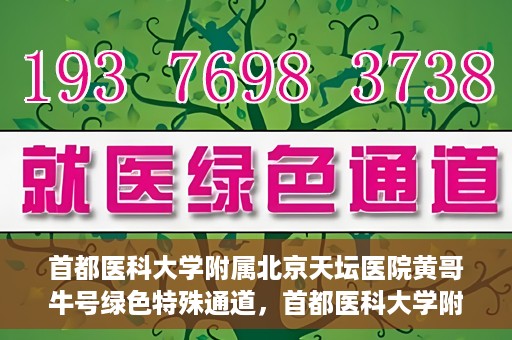 首都医科大学附属北京天坛医院黄哥牛号绿色特殊通道，首都医科大学附属北京天坛医院黄哥牛号，绿色特殊通道开启健康之门