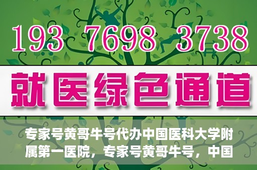 专家号黄哥牛号代办中国医科大学附属第一医院，专家号黄哥牛号，中国医科大学附属第一医院代办服务详解