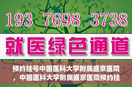 预约挂号中国医科大学附属盛京医院，中国医科大学附属盛京医院预约挂号攻略