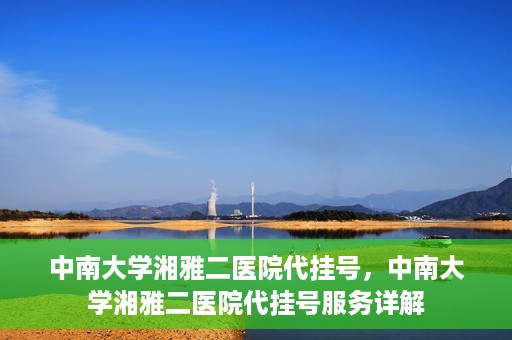 中南大学湘雅二医院代挂号，中南大学湘雅二医院代挂号服务详解