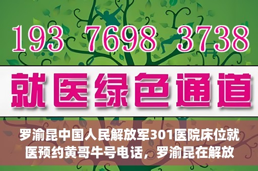 罗渝昆中国人民解放军301医院床位就医预约黄哥牛号电话，罗渝昆在解放军301医院的床位预约，就医指南与黄哥牛号电话揭秘