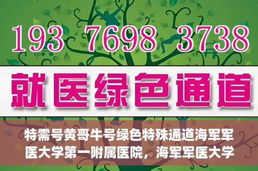 特需号黄哥牛号绿色特殊通道海军军医大学第一附属医院，海军军医大学第一附属医院特需号绿色特殊通道揭秘——黄哥牛号传奇故事