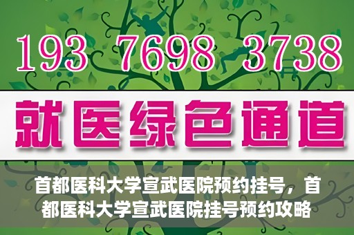 首都医科大学宣武医院预约挂号，首都医科大学宣武医院挂号预约攻略