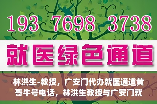 林洪生-教授，广安门代办就医通道黄哥牛号电话，林洪生教授与广安门就医通道背后的故事，黄哥牛号电话揭秘