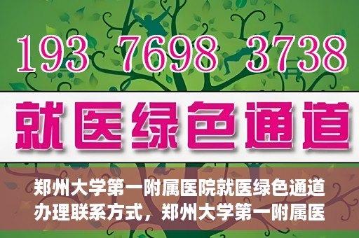 郑州大学第一附属医院就医绿色通道办理联系方式，郑州大学第一附属医院就医绿色通道联系指南，快速办理就医服务通道联系方式揭秘！