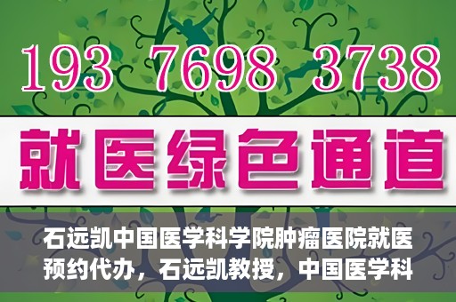 石远凯中国医学科学院肿瘤医院就医预约代办，石远凯教授，中国医学科学院肿瘤医院就医预约指南与代办服务解析