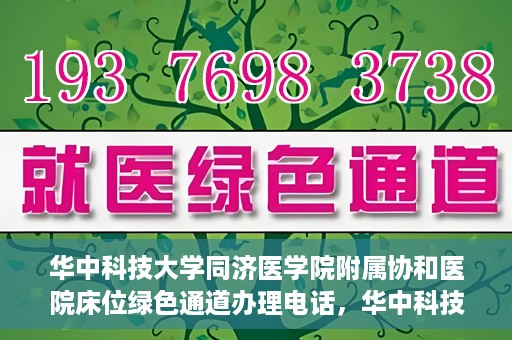 华中科技大学同济医学院附属协和医院床位绿色通道办理电话，华中科技大学同济医学院附属协和医院床位绿色通道咨询热线