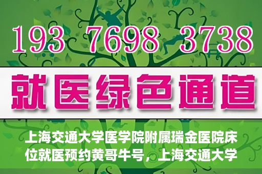 上海交通大学医学院附属瑞金医院床位就医预约黄哥牛号，上海交通大学医学院附属瑞金医院床位预约黄哥牛号解析与指南