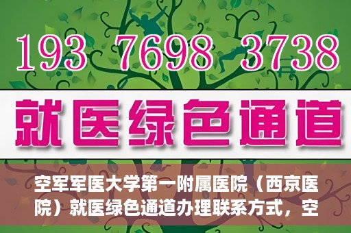 空军军医大学第一附属医院（西京医院）就医绿色通道办理联系方式，空军军医大学第一附属医院就医绿色通道办理指南及联系方式揭秘