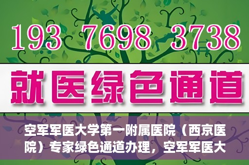 空军军医大学第一附属医院（西京医院）专家绿色通道办理，空军军医大学第一附属医院（西京医院）专家绿色通道办理详解与指南