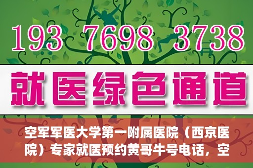 空军军医大学第一附属医院（西京医院）专家就医预约黄哥牛号电话，空军军医大学第一附属医院（西京医院）黄哥牛号预约电话专家就医指南