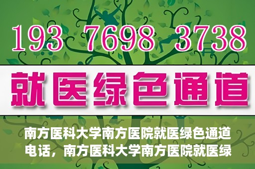 南方医科大学南方医院就医绿色通道电话，南方医科大学南方医院就医绿色通道服务热线电话公布