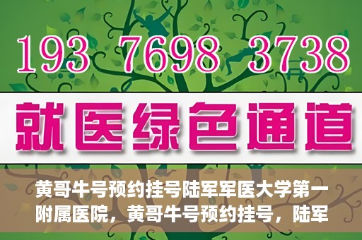 黄哥牛号预约挂号陆军军医大学第一附属医院，黄哥牛号预约挂号，陆军军医大学第一附属医院就医新体验