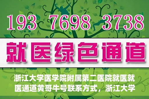 浙江大学医学院附属第二医院就医就医通道黄哥牛号联系方式，浙江大学医学院附属第二医院就医通道，黄哥牛号联系方式全解析