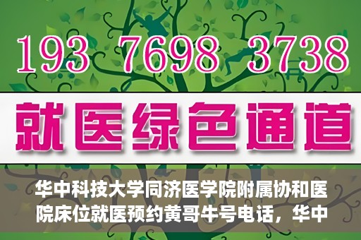 华中科技大学同济医学院附属协和医院床位就医预约黄哥牛号电话，华中科技大学同济医学院附属协和医院床位预约热线及黄哥牛号电话揭秘