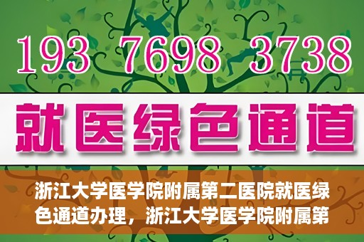 浙江大学医学院附属第二医院就医绿色通道办理，浙江大学医学院附属第二医院就医绿色通道办理详解与指南