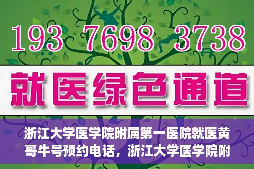 浙江大学医学院附属第一医院就医黄哥牛号预约电话，浙江大学医学院附属第一医院就医预约电话及黄哥牛号预约指南