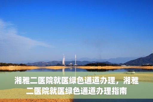 湘雅二医院就医绿色通道办理，湘雅二医院就医绿色通道办理指南