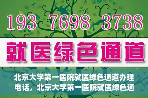 北京大学第一医院就医绿色通道办理电话，北京大学第一医院就医绿色通道服务热线电话详解