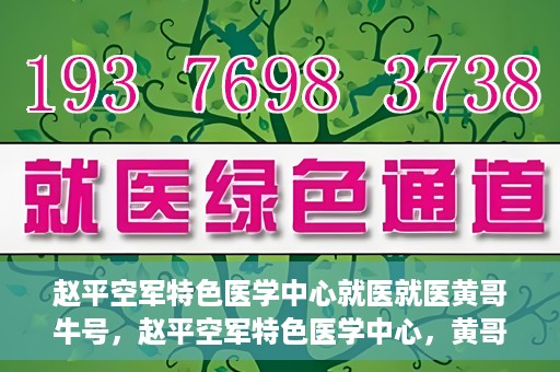 赵平空军特色医学中心就医就医黄哥牛号，赵平空军特色医学中心，黄哥牛号的就医传奇