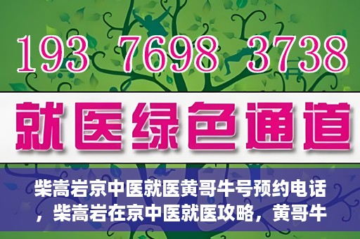 柴嵩岩京中医就医黄哥牛号预约电话，柴嵩岩在京中医就医攻略，黄哥牛号预约电话全解析