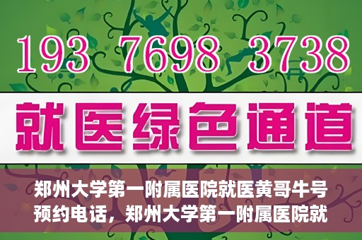 郑州大学第一附属医院就医黄哥牛号预约电话，郑州大学第一附属医院就医预约电话及黄哥牛号预约标题，注，由于黄哥牛号预约电话可能不是普遍知晓的信息，标题可能需要结合具体情境或背景进行创作，以上标题仅供参考。
