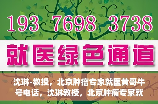 沈琳-教授，北京肿瘤专家就医黄哥牛号电话，沈琳教授，北京肿瘤专家就医热线黄哥牛号揭秘
