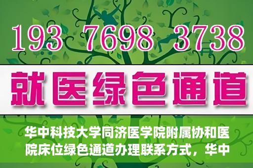 华中科技大学同济医学院附属协和医院床位绿色通道办理联系方式，华中科技大学同济医学院附属协和医院床位绿色通道咨询及联系方式详解