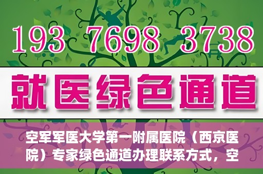 空军军医大学第一附属医院（西京医院）专家绿色通道办理联系方式，空军军医大学第一附属医院（西京医院）专家绿色通道办理指南，快速联系专家团队通道联系方式揭秘