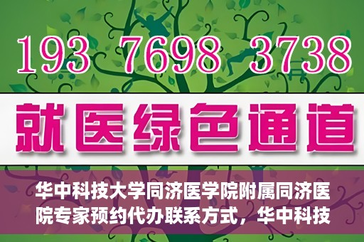 华中科技大学同济医学院附属同济医院专家预约代办联系方式，华中科技大学同济医院专家预约代办服务指南，快速联系专家团队