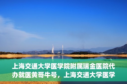 上海交通大学医学院附属瑞金医院代办就医黄哥牛号，上海交通大学医学院附属瑞金医院就医黄哥牛号代办服务解析