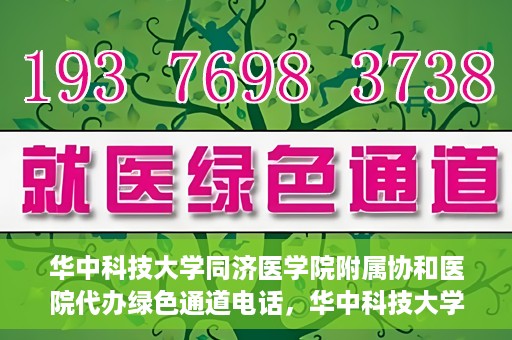 华中科技大学同济医学院附属协和医院代办绿色通道电话，华中科技大学同济医学院附属协和医院绿色通道电话代办服务详解