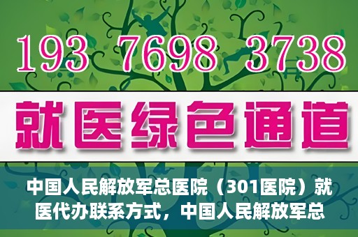 中国人民解放军总医院（301医院）就医代办联系方式，中国人民解放军总医院（301医院）就医代办服务指南与联系方式解读