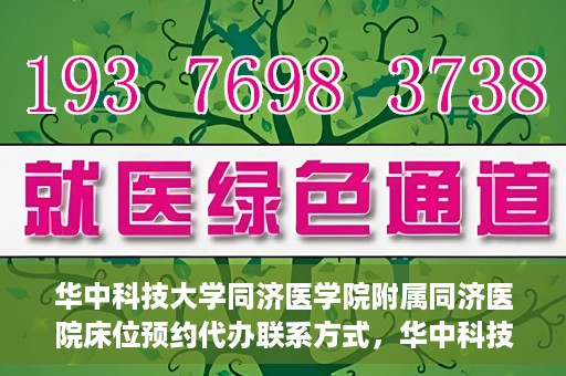 华中科技大学同济医学院附属同济医院床位预约代办联系方式，华中科技大学同济医院床位预约代办服务联系方式揭秘