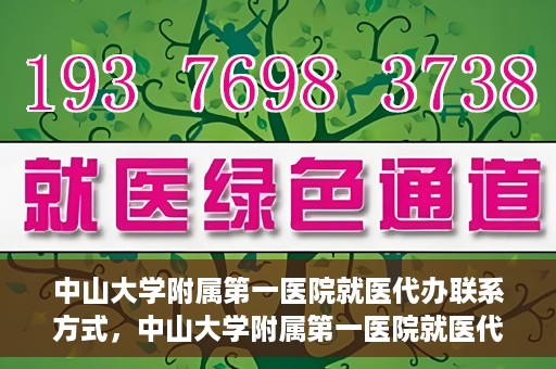 中山大学附属第一医院就医代办联系方式，中山大学附属第一医院就医代办服务联系方式详解