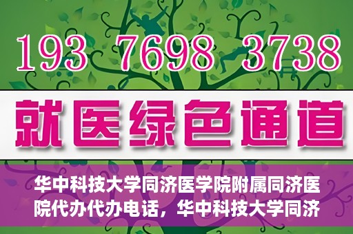 华中科技大学同济医学院附属同济医院代办代办电话，华中科技大学同济医院代办服务热线揭秘