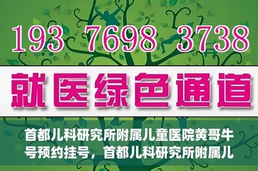 首都儿科研究所附属儿童医院黄哥牛号预约挂号，首都儿科研究所附属儿童医院黄哥牛号预约挂号攻略