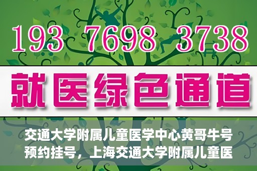 交通大学附属儿童医学中心黄哥牛号预约挂号，上海交通大学附属儿童医学中心黄哥牛专家预约挂号攻略