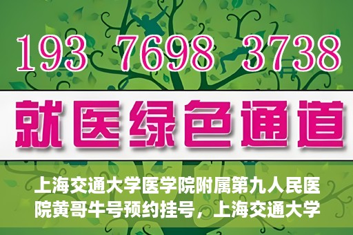 上海交通大学医学院附属第九人民医院黄哥牛号预约挂号，上海交通大学医学院附属第九人民医院黄哥牛号预约挂号攻略解析