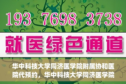 华中科技大学同济医学院附属协和医院代预约，华中科技大学同济医学院附属协和医院便捷代预约服务解析