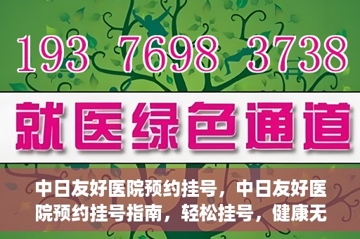 中日友好医院预约挂号，中日友好医院预约挂号指南，轻松挂号，健康无忧！