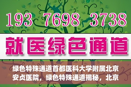 绿色特殊通道首都医科大学附属北京安贞医院，绿色特殊通道揭秘，北京安贞医院的医护力量与医疗实践