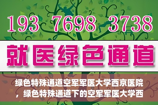 绿色特殊通道空军军医大学西京医院，绿色特殊通道下的空军军医大学西京医院探索