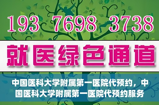 中国医科大学附属第一医院代预约，中国医科大学附属第一医院代预约服务详解